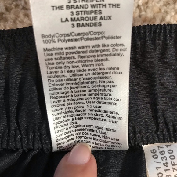 ADIDAS Side Pink Striped Shorts - Picture 5 of 7